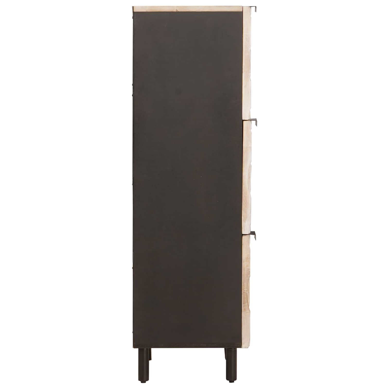 vidaXL Highboard Wykończenie w kolorze białego prania 40 x 33 x 110 cm