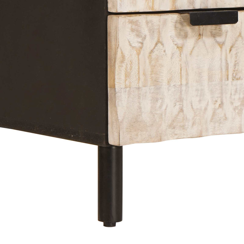 vidaXL Highboard Wykończenie w kolorze białego prania 60 x 33 x 100 cm