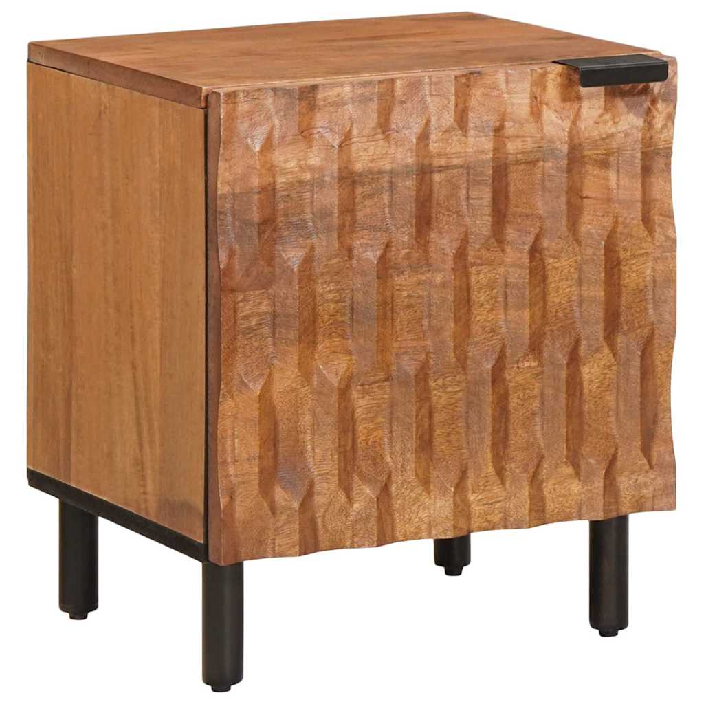 vidaXL Szafka Nocna Brązowy 40 x 33 x 46 cm Drewno z mango