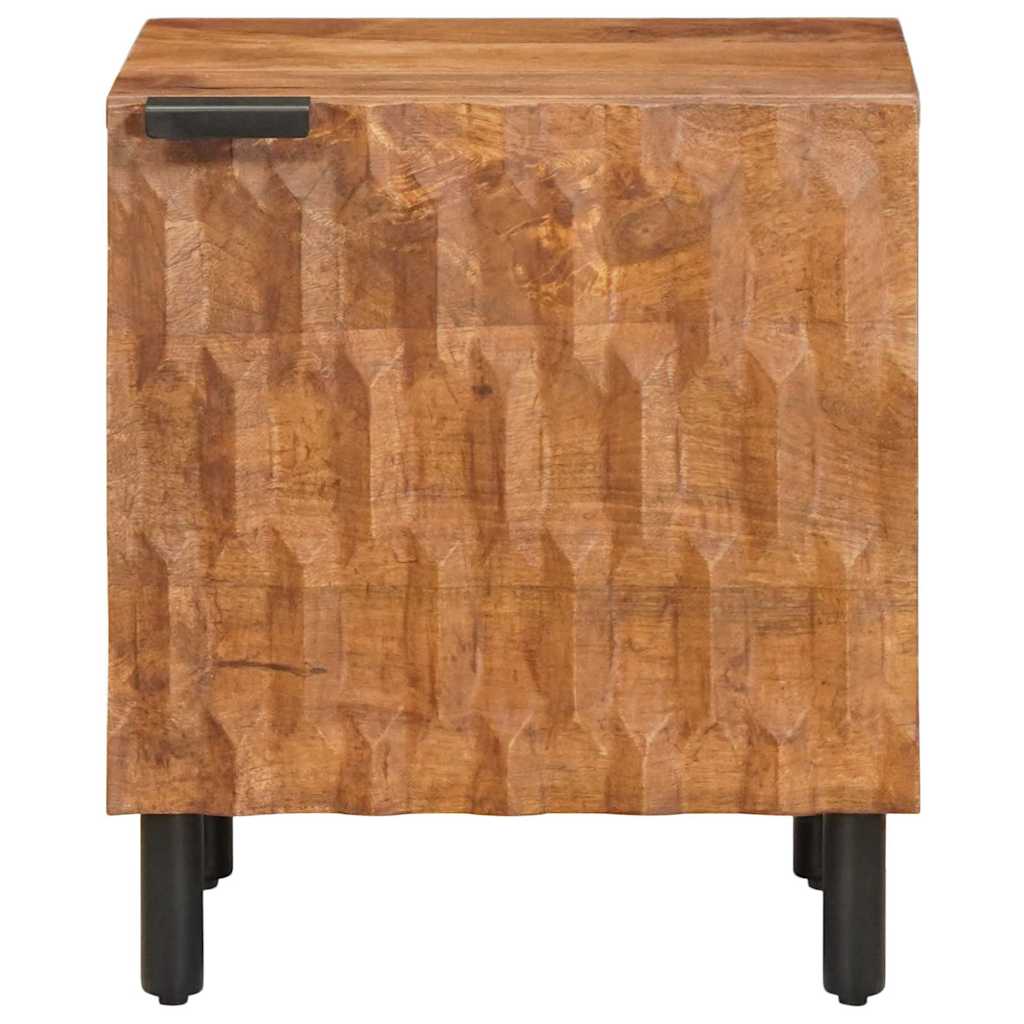 vidaXL Szafka Nocna 2 pcs Brązowy 40 x 33 x 46 cm Drewno z mango