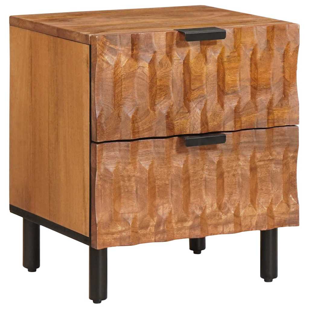 vidaXL Szafka Nocna z szufladą Brązowy 40 x 33 x 46 cm Drewno z mango
