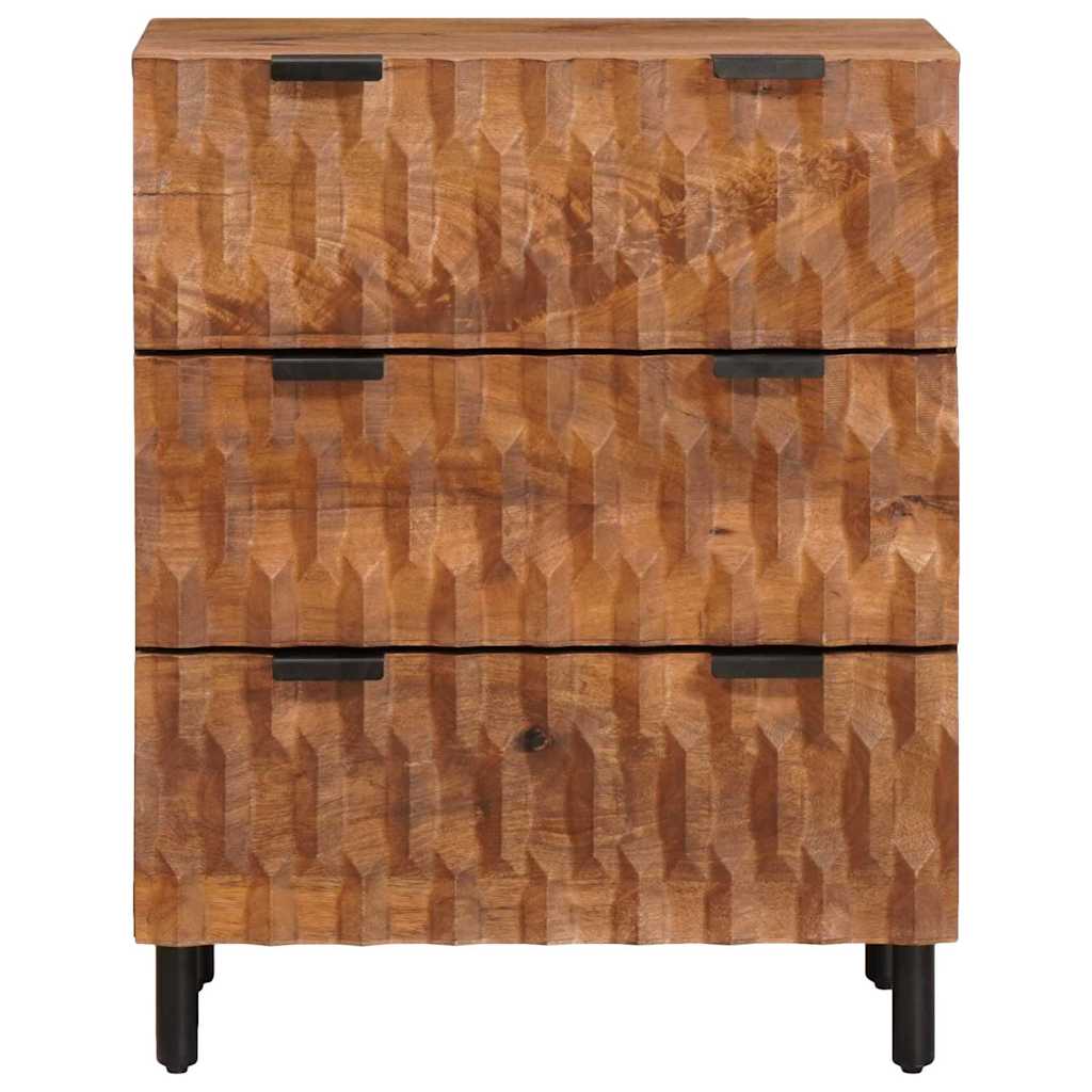 vidaXL Bufet Wykończenie w kolorze brązowego akacji 60 x 33 x 75 cm