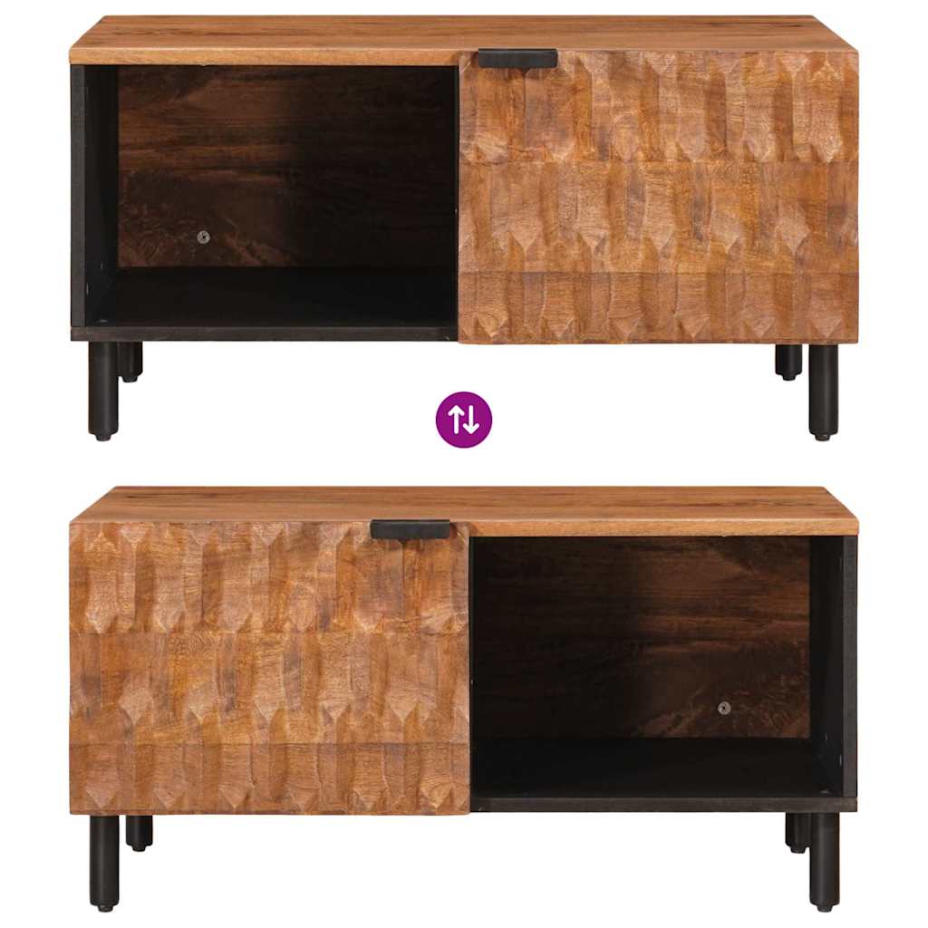 vidaXL Stolik kawowy Brązowy 80 x 50 x 40 cm Drewno z mango