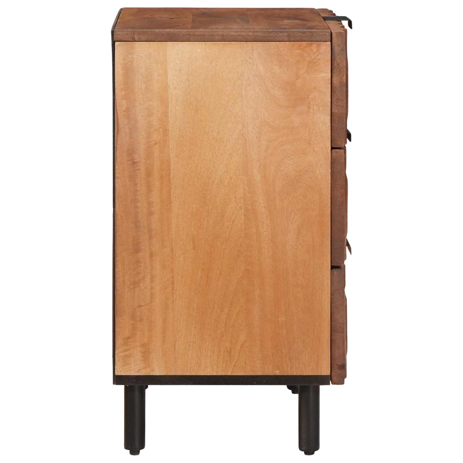 vidaXL Szafka Nocna z szufladą Brązowy 50 x 33 x 62 cm Drewno z mango
