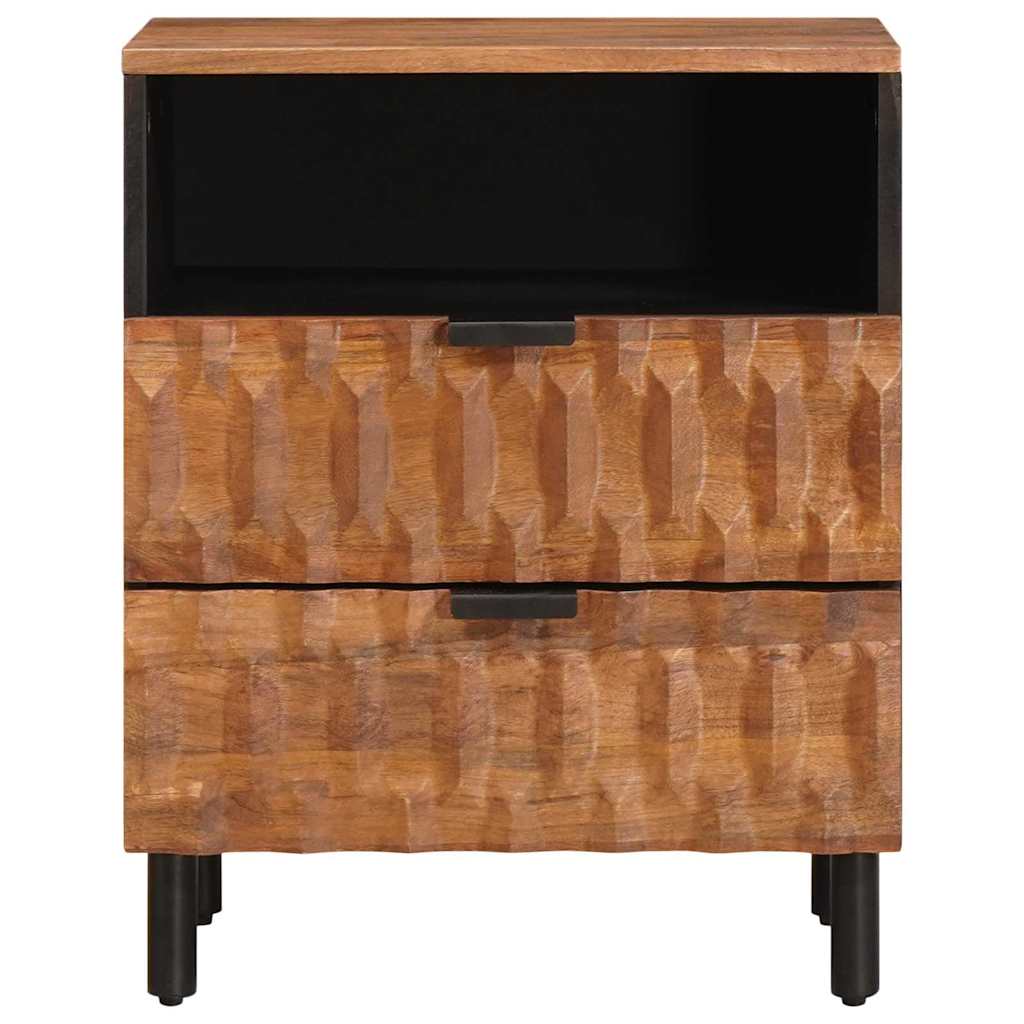 vidaXL Szafka Nocna z szufladą Brązowy 50 x 33 x 62 cm Drewno z mango