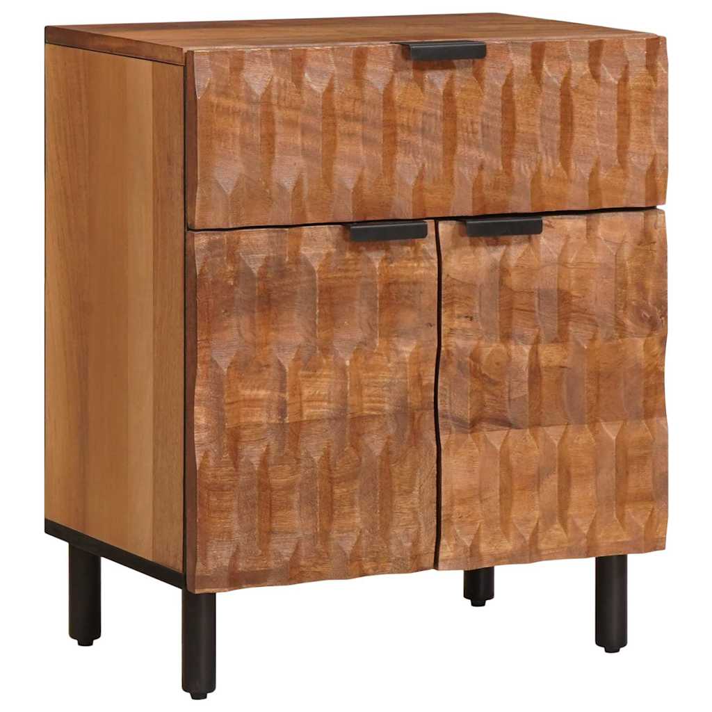 vidaXL Szafka Nocna z szufladą Brązowy 50 x 33 x 60 cm Drewno z mango