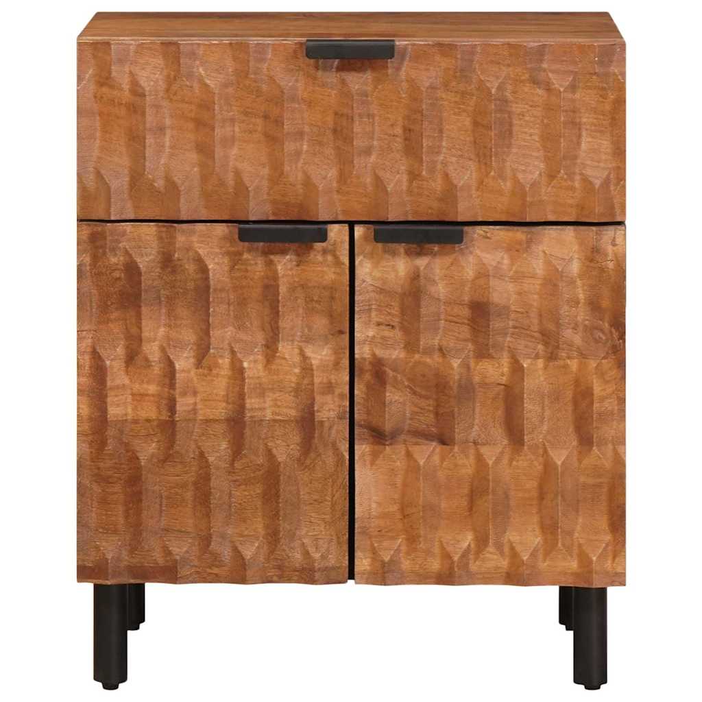 vidaXL Szafka Nocna z szufladą Brązowy 50 x 33 x 60 cm Drewno z mango