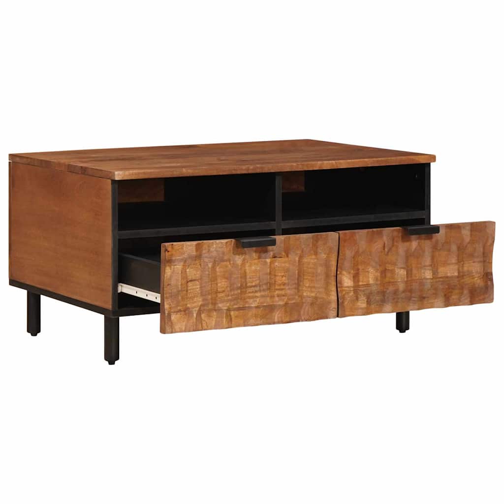 vidaXL Stolik kawowy z szufladą Brązowy 80 x 54 x 40 cm Drewno z mango