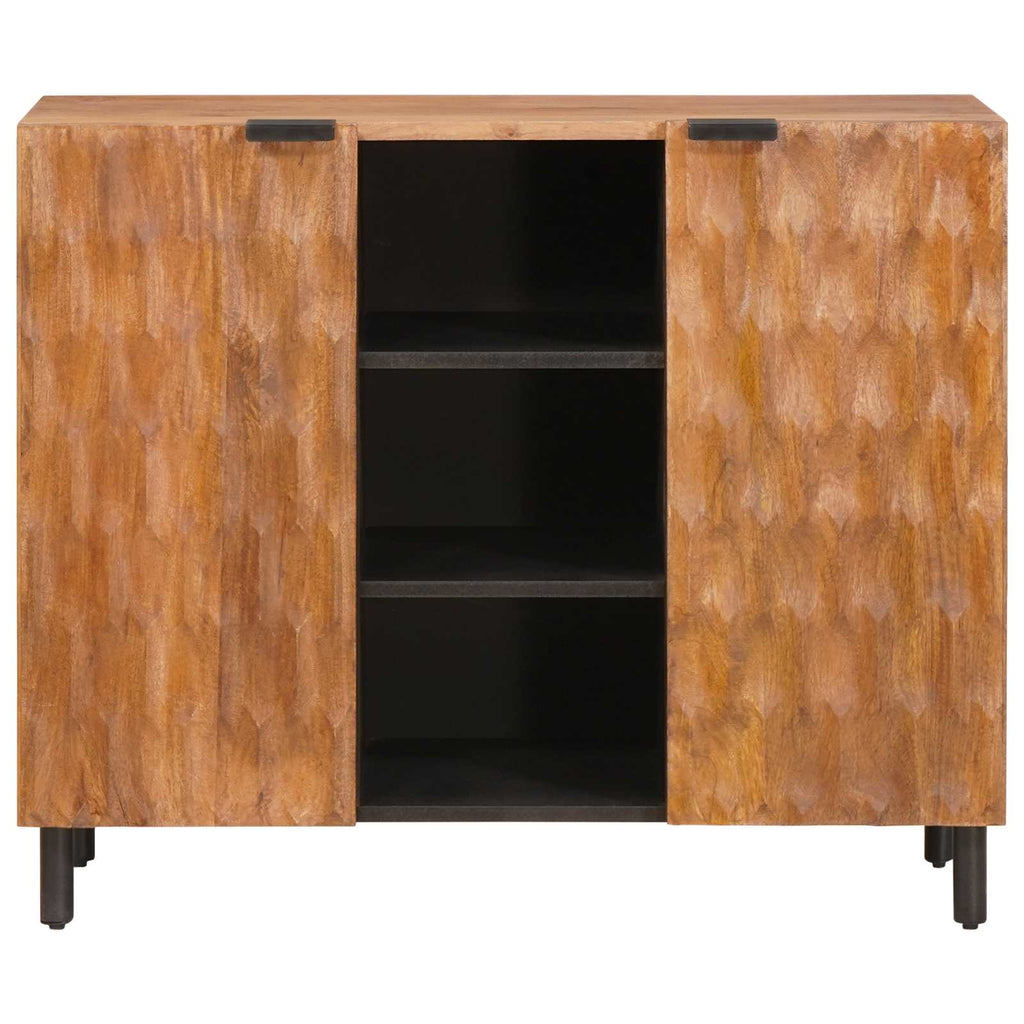 vidaXL Bufet Wykończenie w kolorze brązowego akacji 90 x 33 x 75 cm