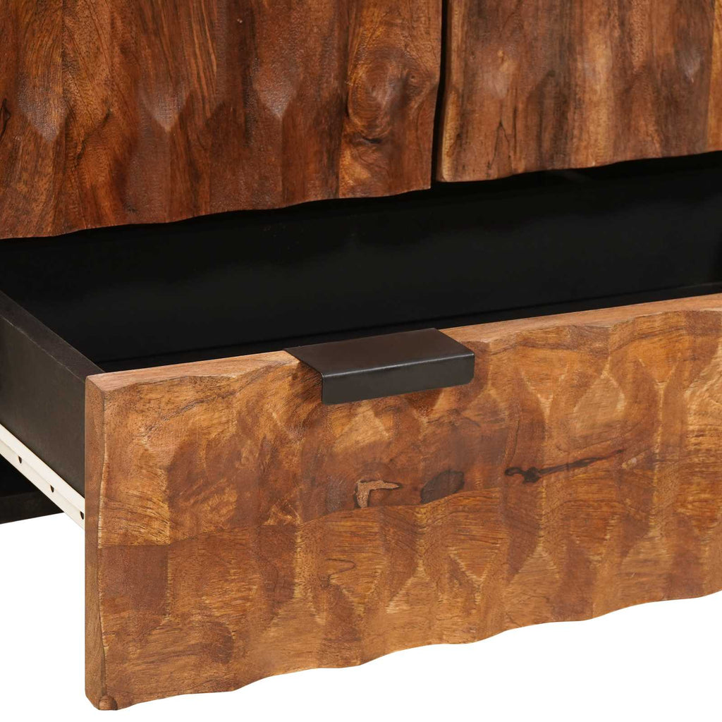 vidaXL Highboard Wykończenie w kolorze brązowego akacji Drewno z mango