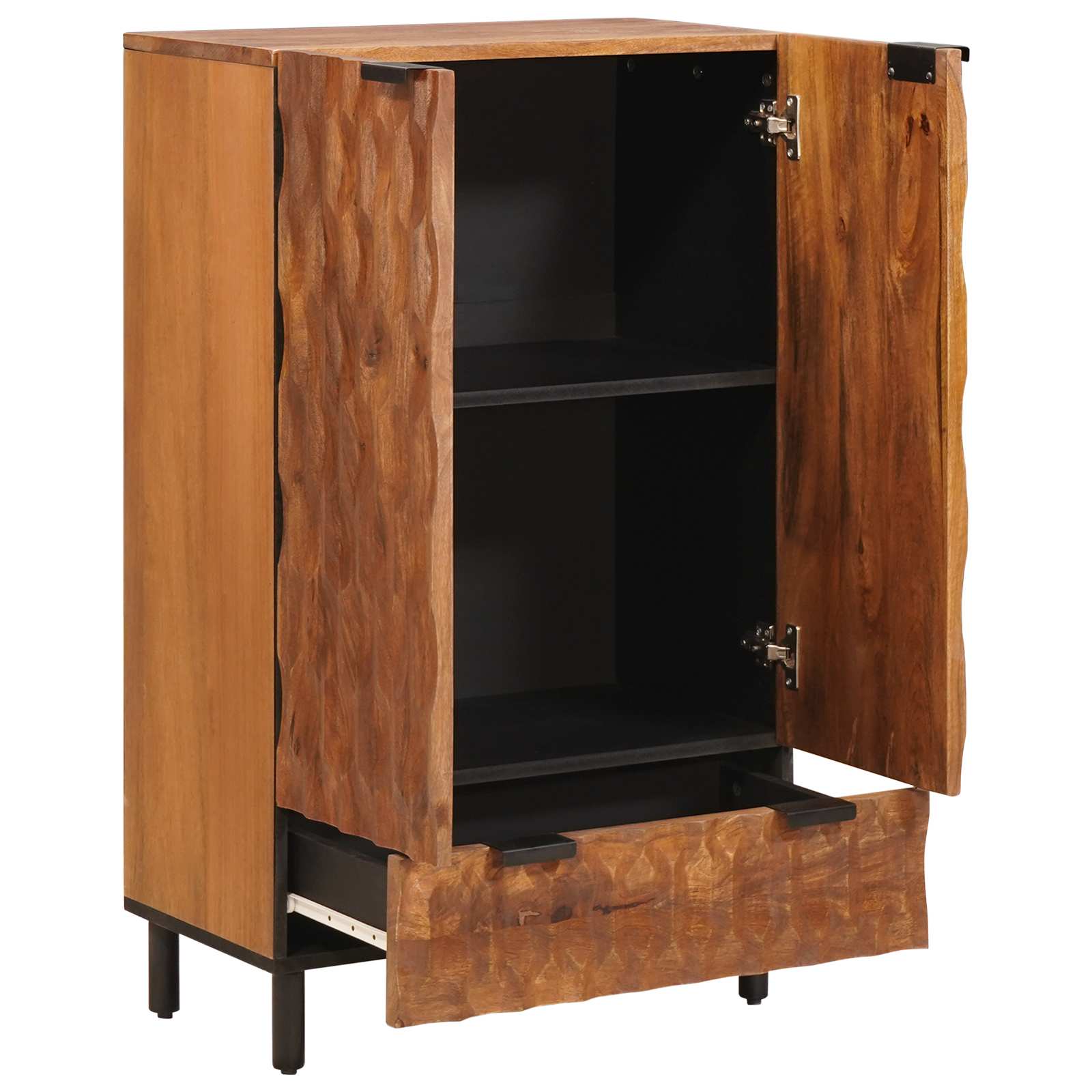vidaXL Highboard Wykończenie w kolorze brązowego akacji Drewno z mango