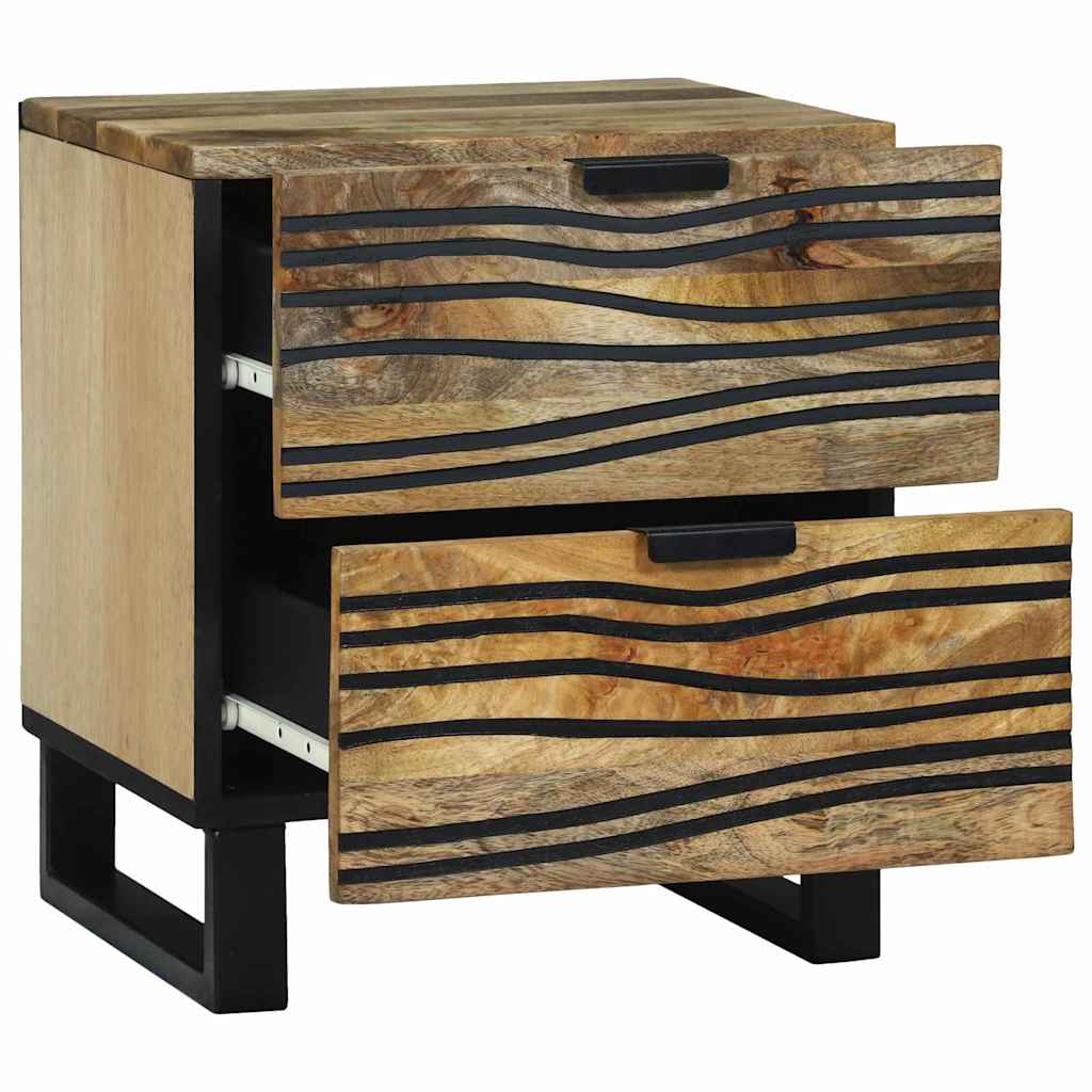 vidaXL Szafka Nocna 2 pcs naturalny 40 x 33 x 46 cm