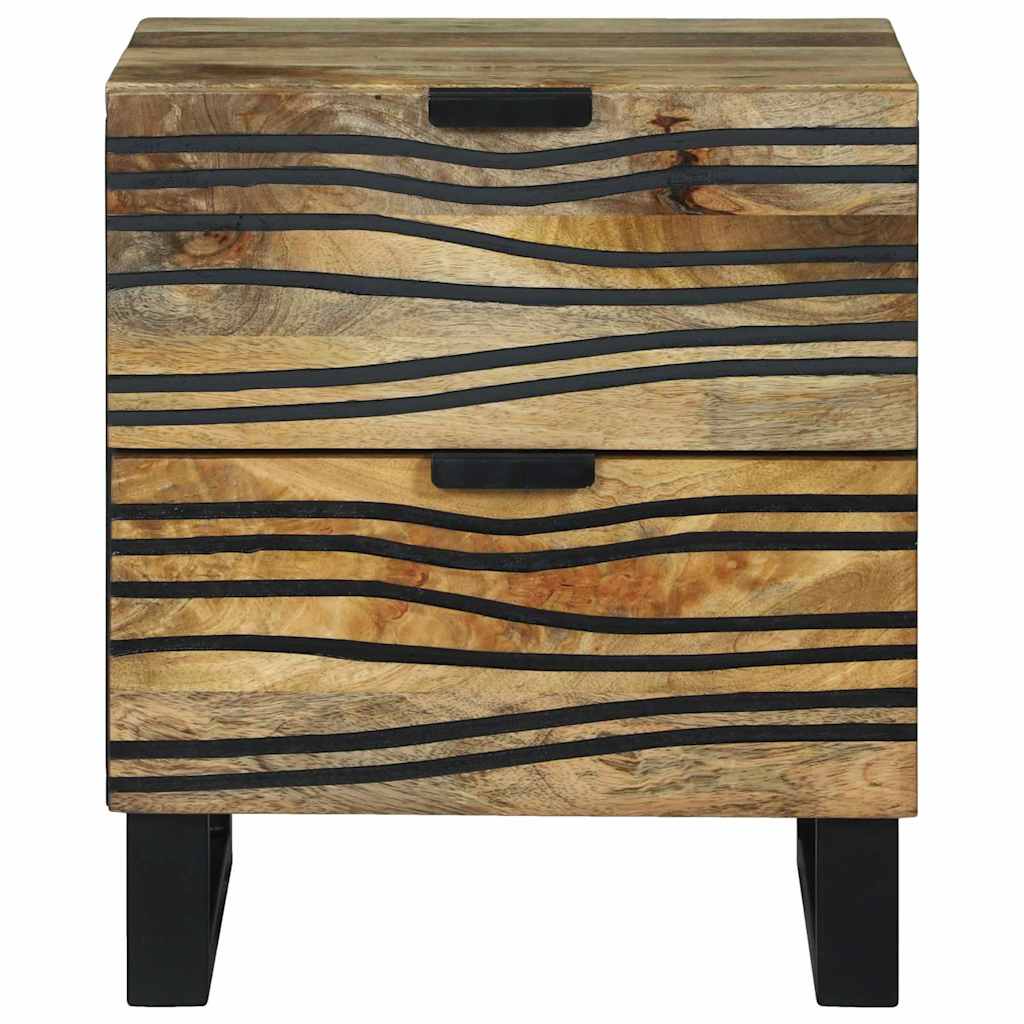 vidaXL Szafka Nocna 2 pcs naturalny 40 x 33 x 46 cm