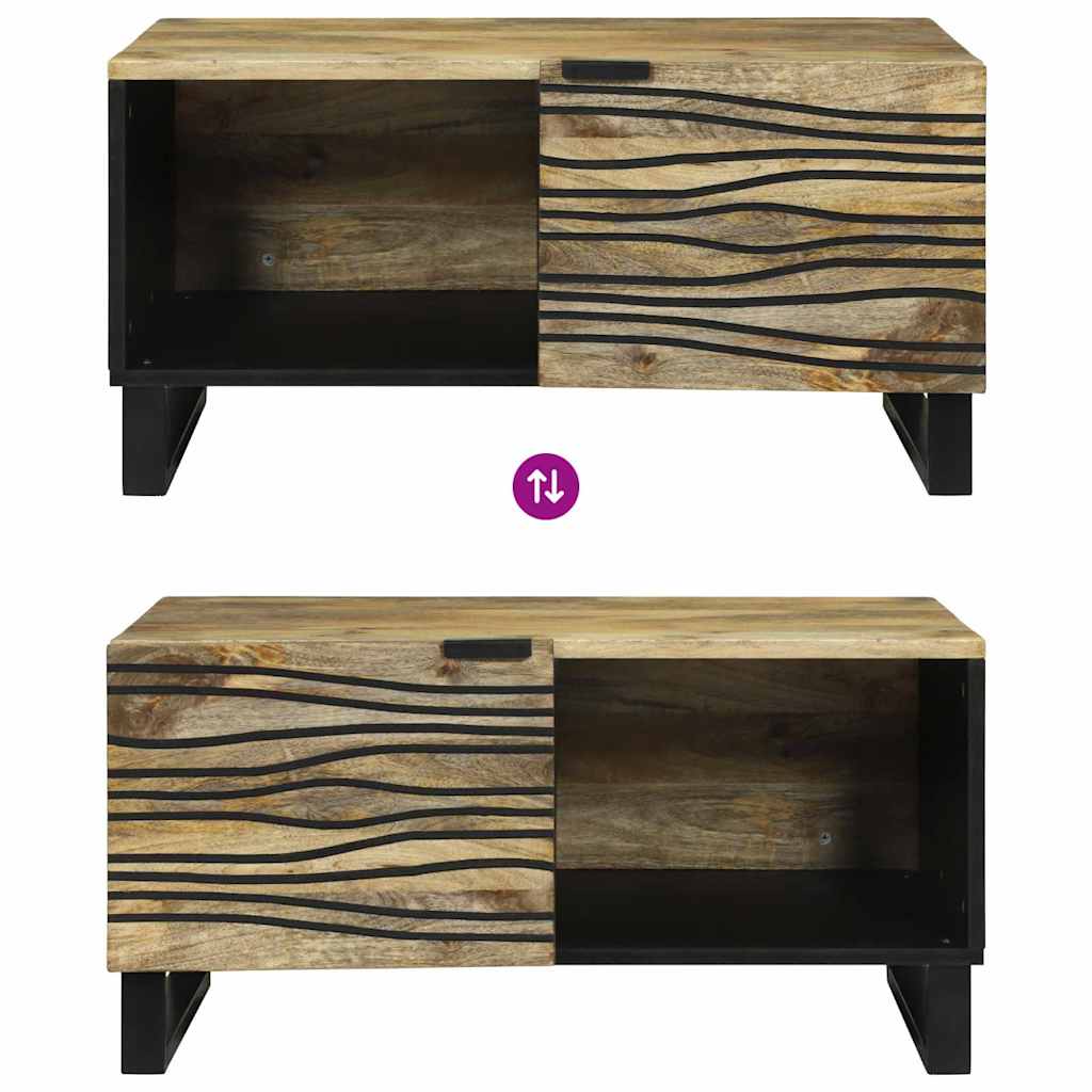vidaXL Stolik kawowy naturalny 80 x 50 x 40 cm Drewno inżynieryjne