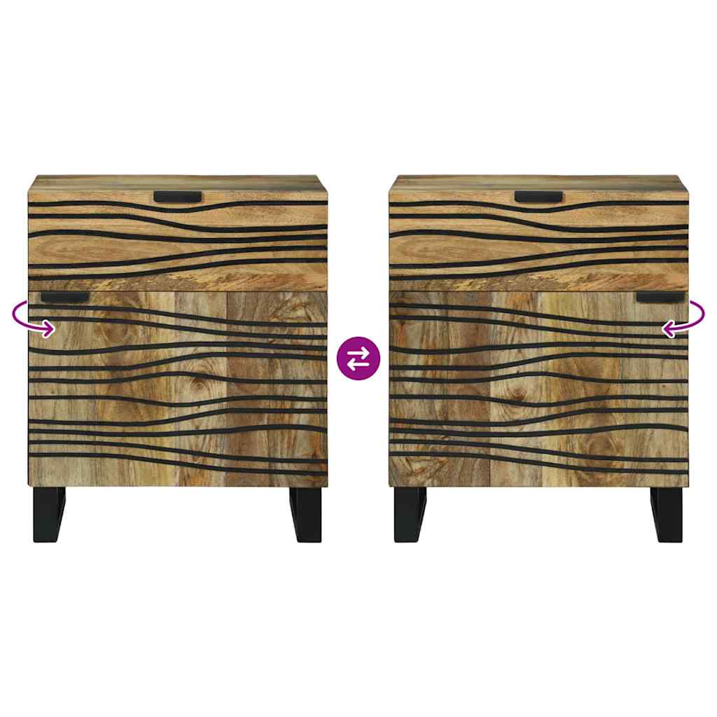 vidaXL Szafka Nocna naturalny 50 x 33 x 60 cm Drewno inżynieryjne