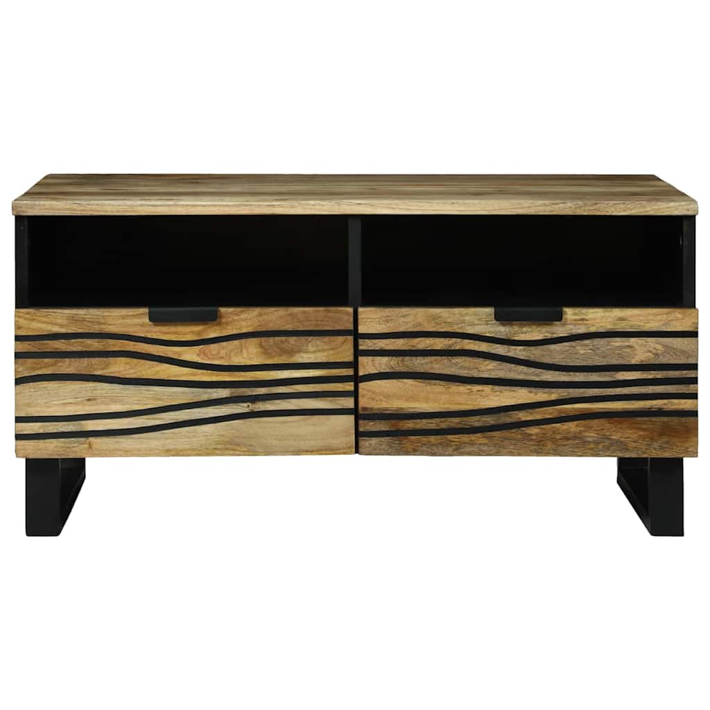 vidaXL Stolik kawowy naturalny 80 x 54 x 40 cm Drewno inżynieryjne