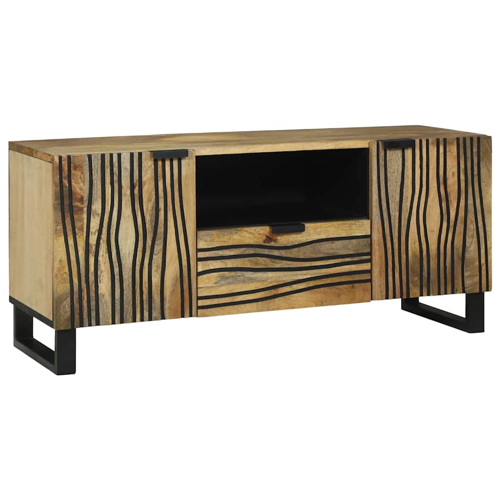 vidaXL Jednostki telewizyjne z szufladą Brązowy 105 x 33 x 46 cm