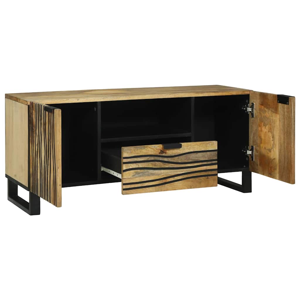 vidaXL Jednostki telewizyjne z szufladą Brązowy 105 x 33 x 46 cm