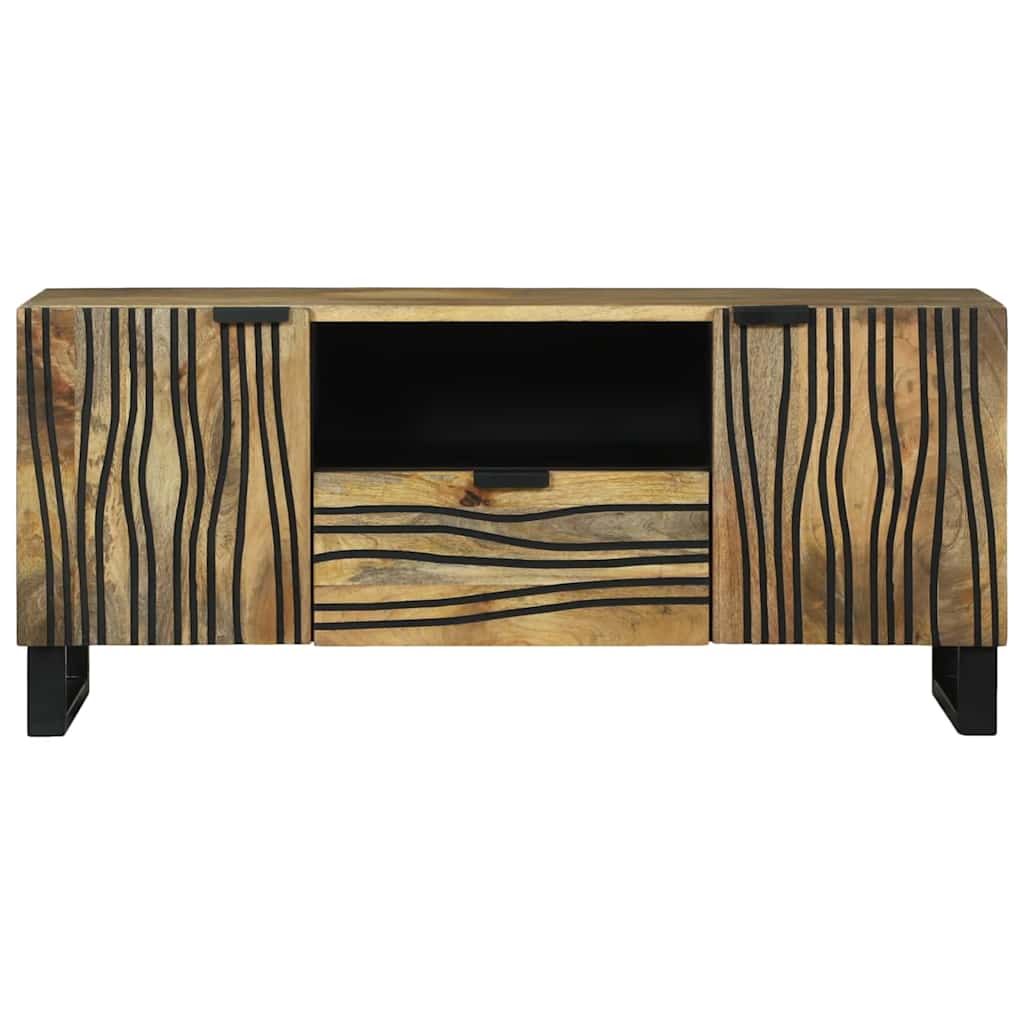 vidaXL Jednostki telewizyjne z szufladą Brązowy 105 x 33 x 46 cm