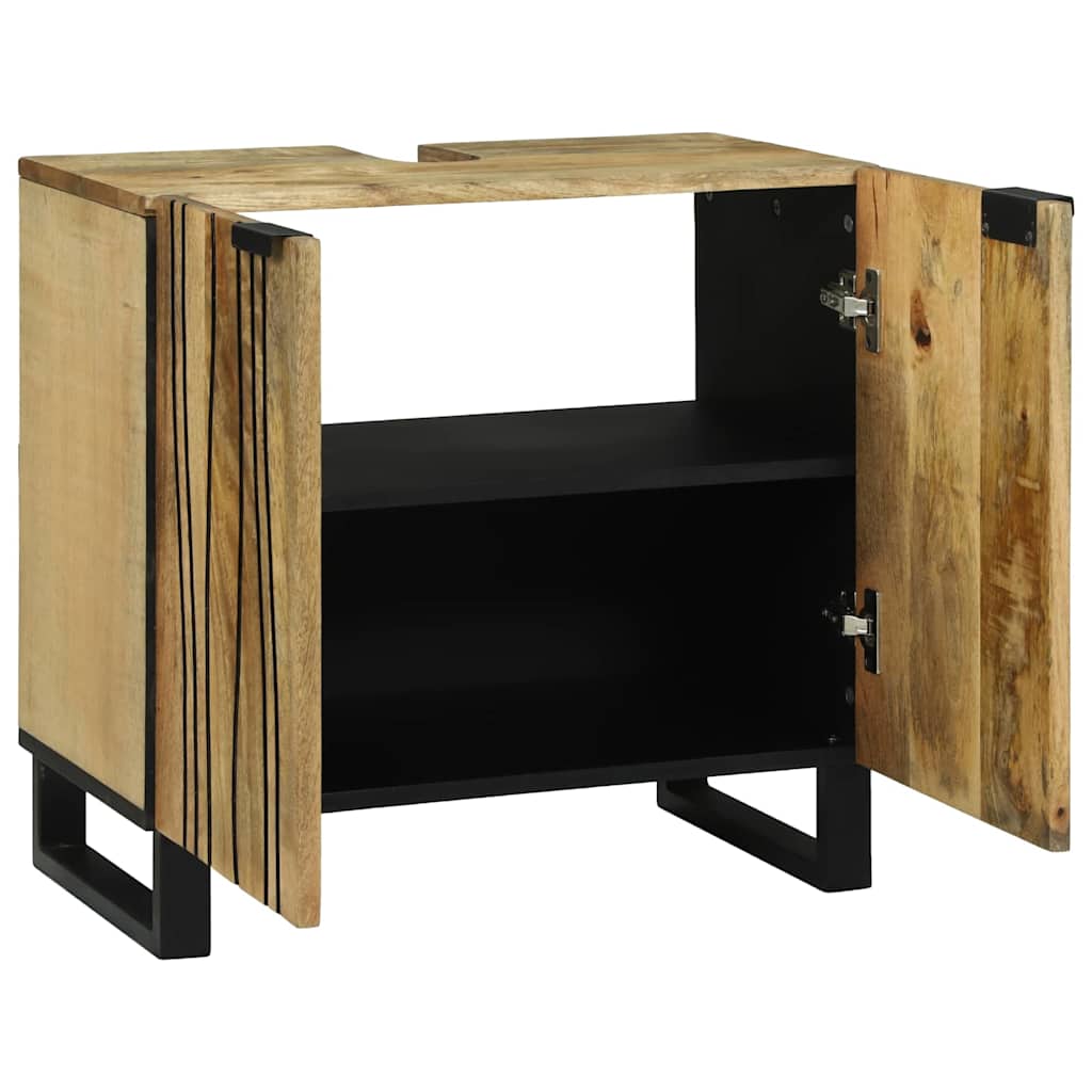 vidaXL Szafka pod umywalkę Brązowy 62 x 33 x 58 cm Drewno inżynieryjne