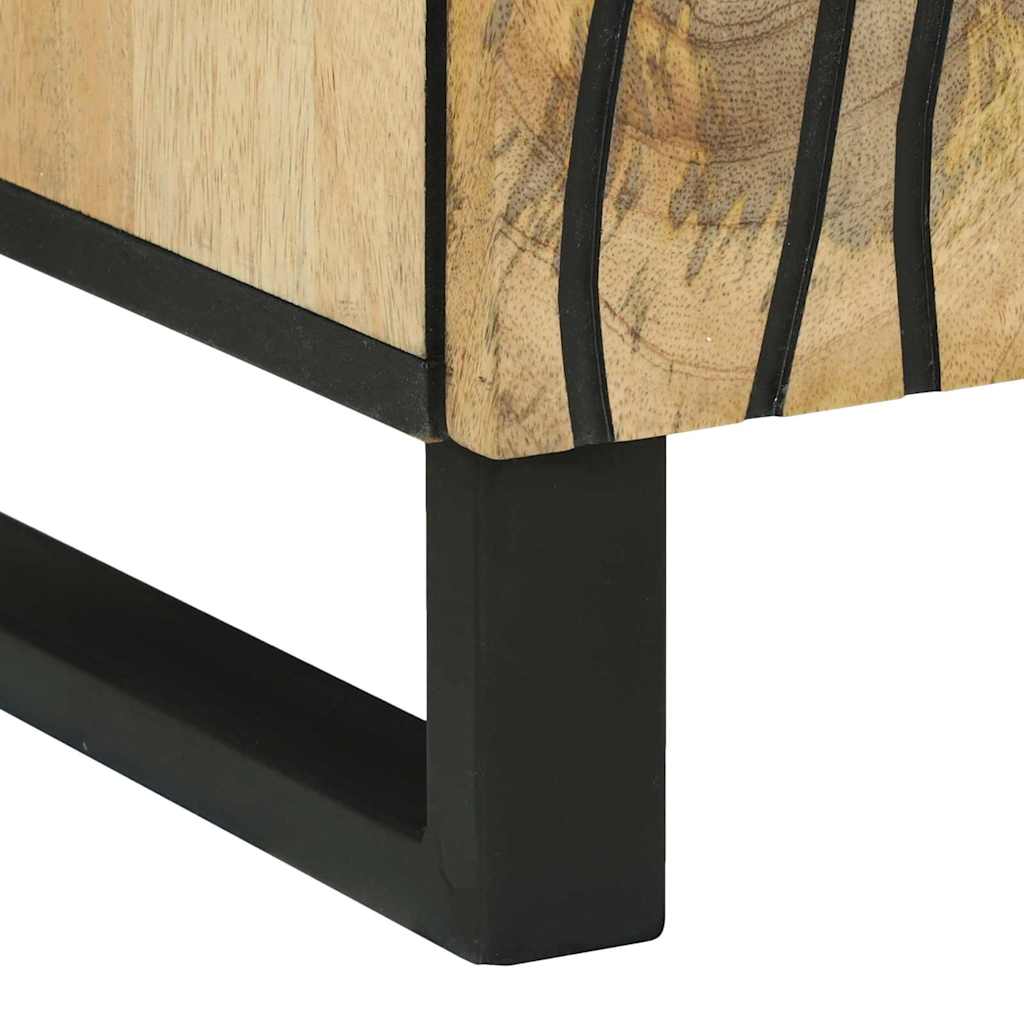 vidaXL Bufet Brązowy 60 x 33 x 75 cm lite drewno mango