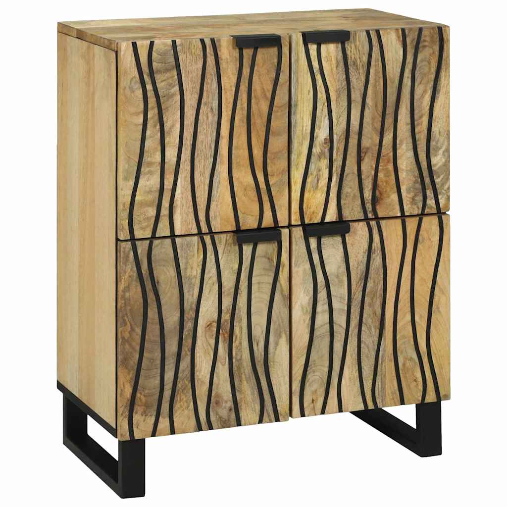 vidaXL Bufet Brązowy 60 x 33 x 75 cm lite drewno mango