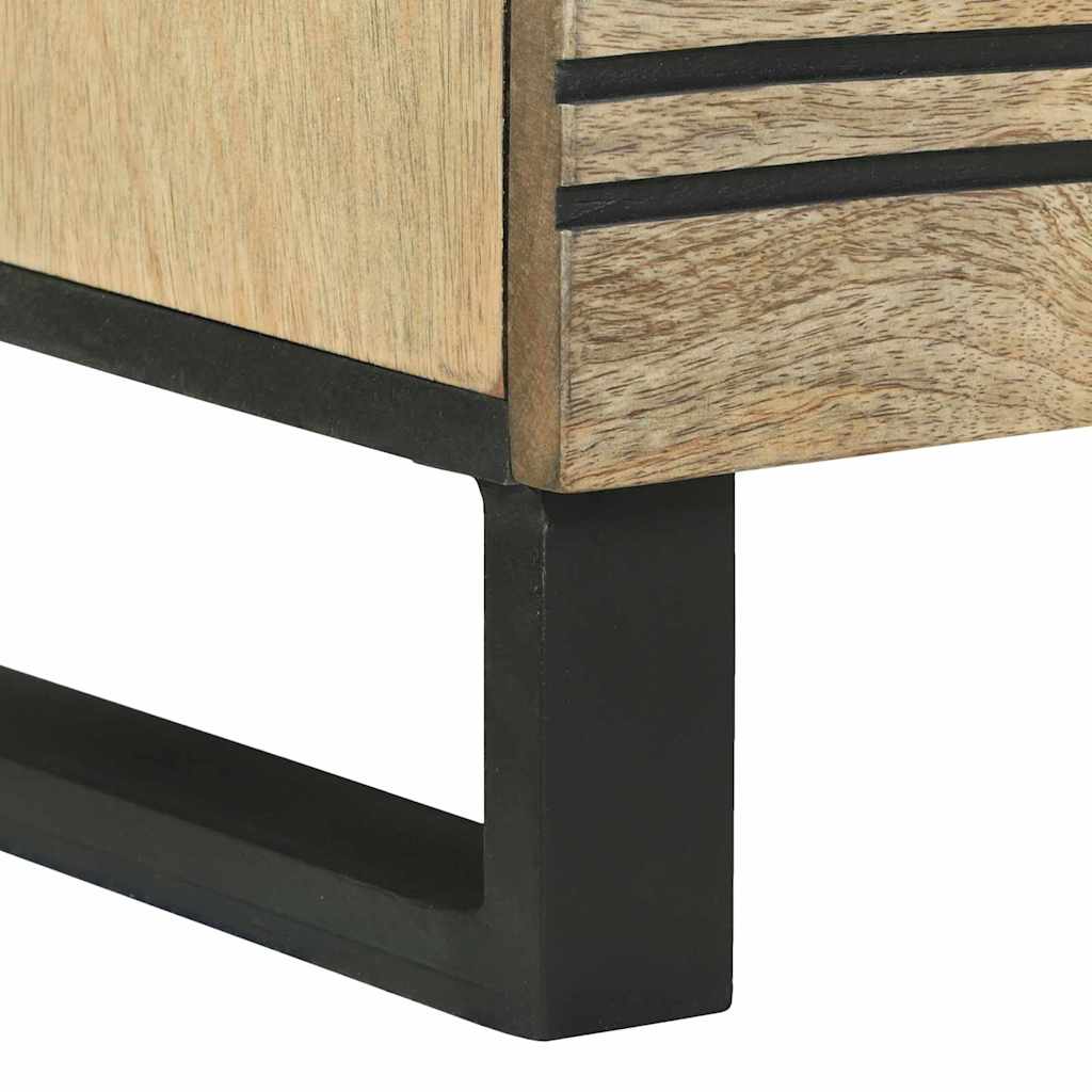 vidaXL Bufet Brązowy 80 x 33 x 75 cm lite drewno mango