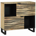 vidaXL Bufet Brązowy 80 x 33 x 75 cm lite drewno mango
