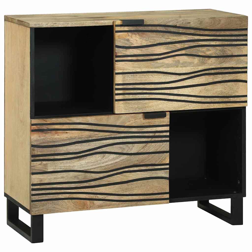 vidaXL Bufet Brązowy 80 x 33 x 75 cm lite drewno mango