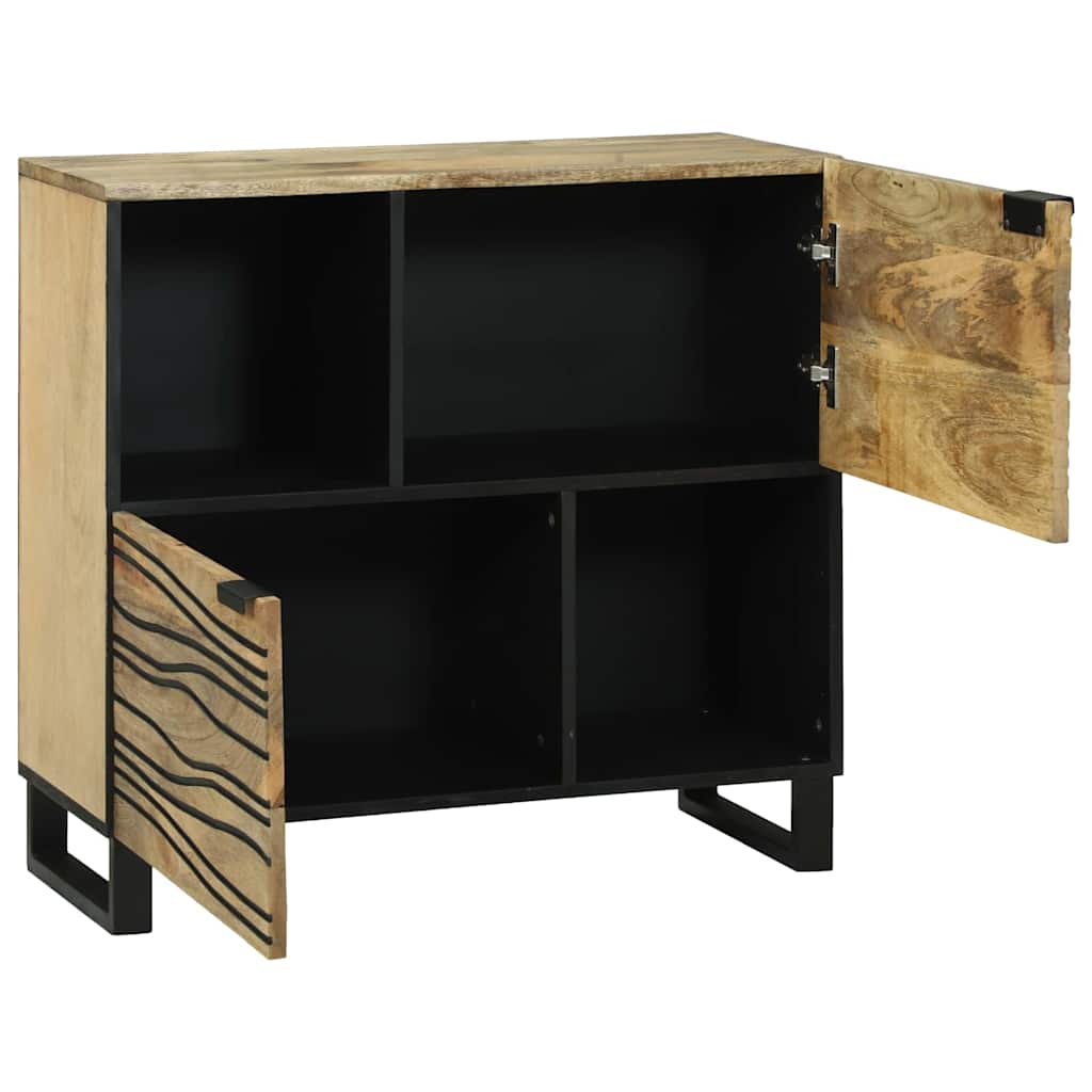 vidaXL Bufet Brązowy 80 x 33 x 75 cm lite drewno mango