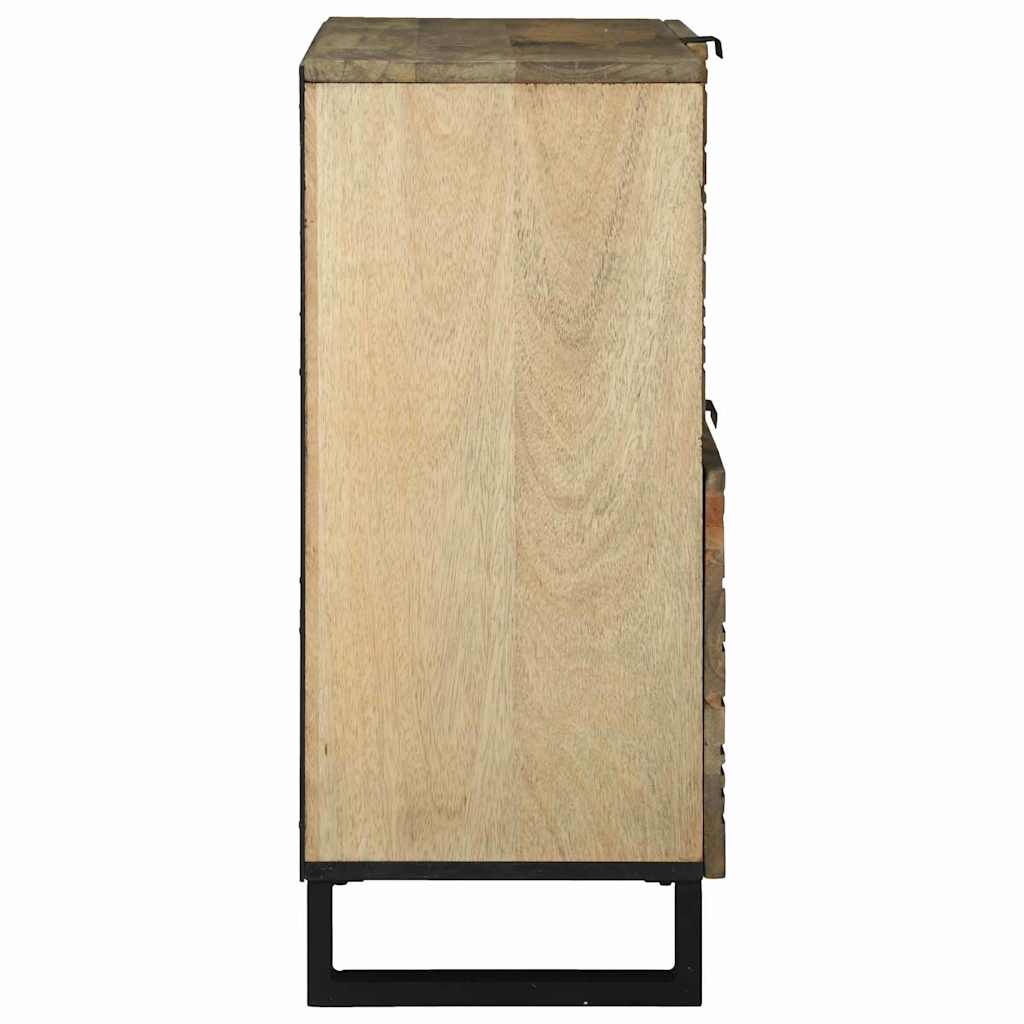 vidaXL Bufet Brązowy 80 x 33 x 75 cm lite drewno mango