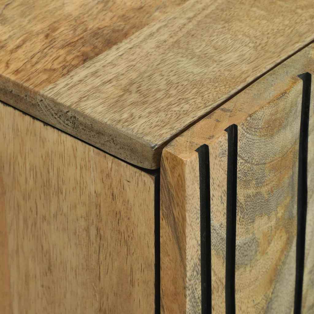 vidaXL Bufet Brązowy 90 x 33 x 75 cm lite drewno mango