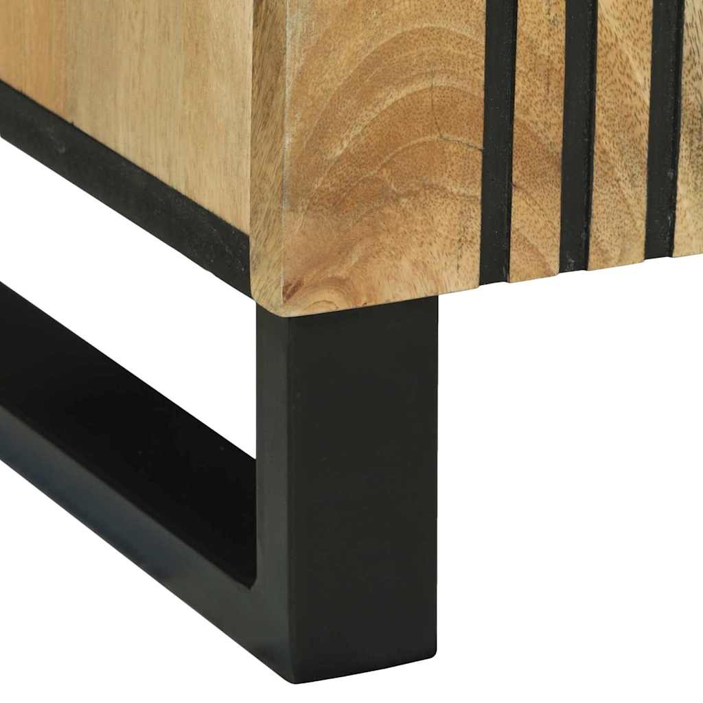 vidaXL Bufet Brązowy 90 x 33 x 75 cm lite drewno mango