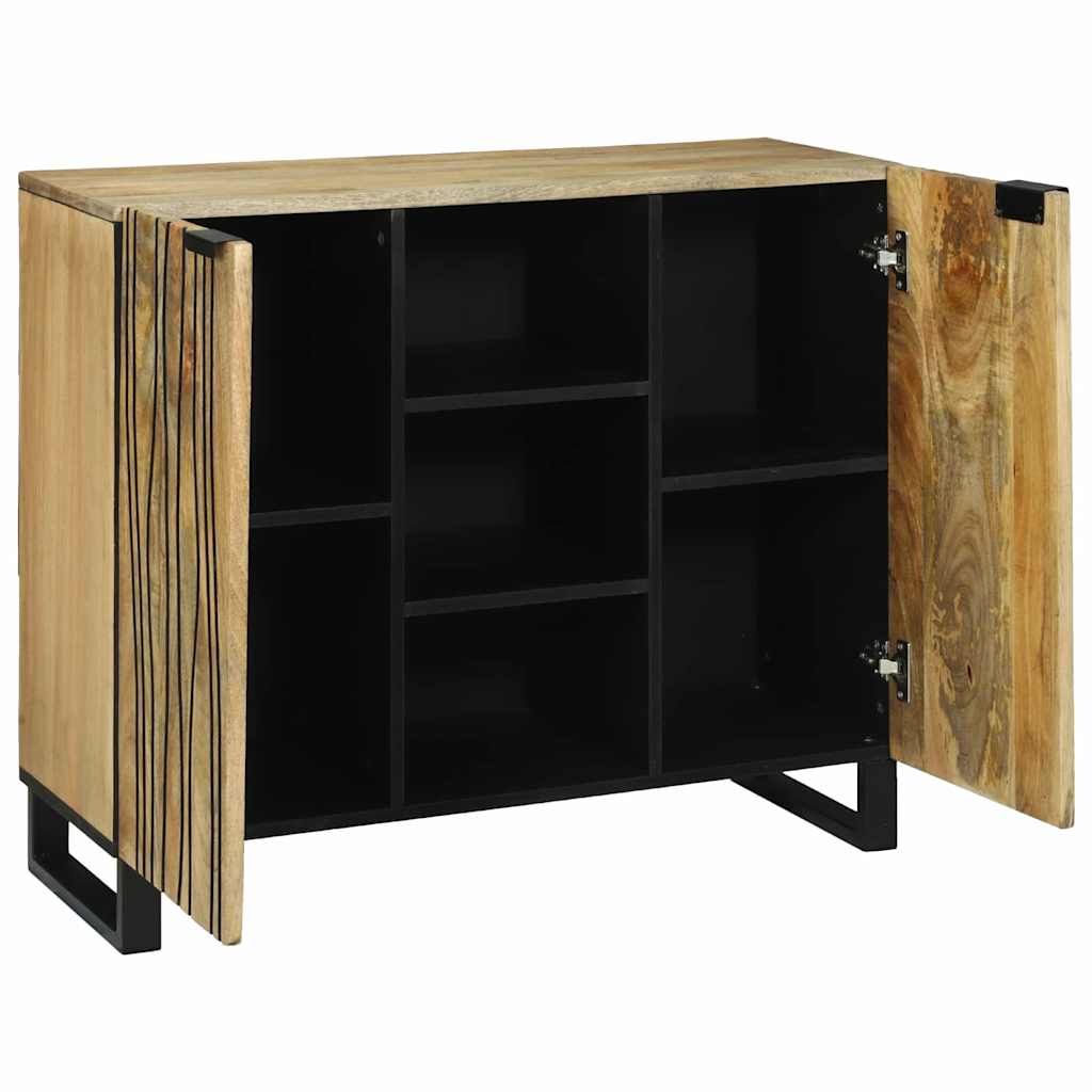 vidaXL Bufet Brązowy 90 x 33 x 75 cm lite drewno mango