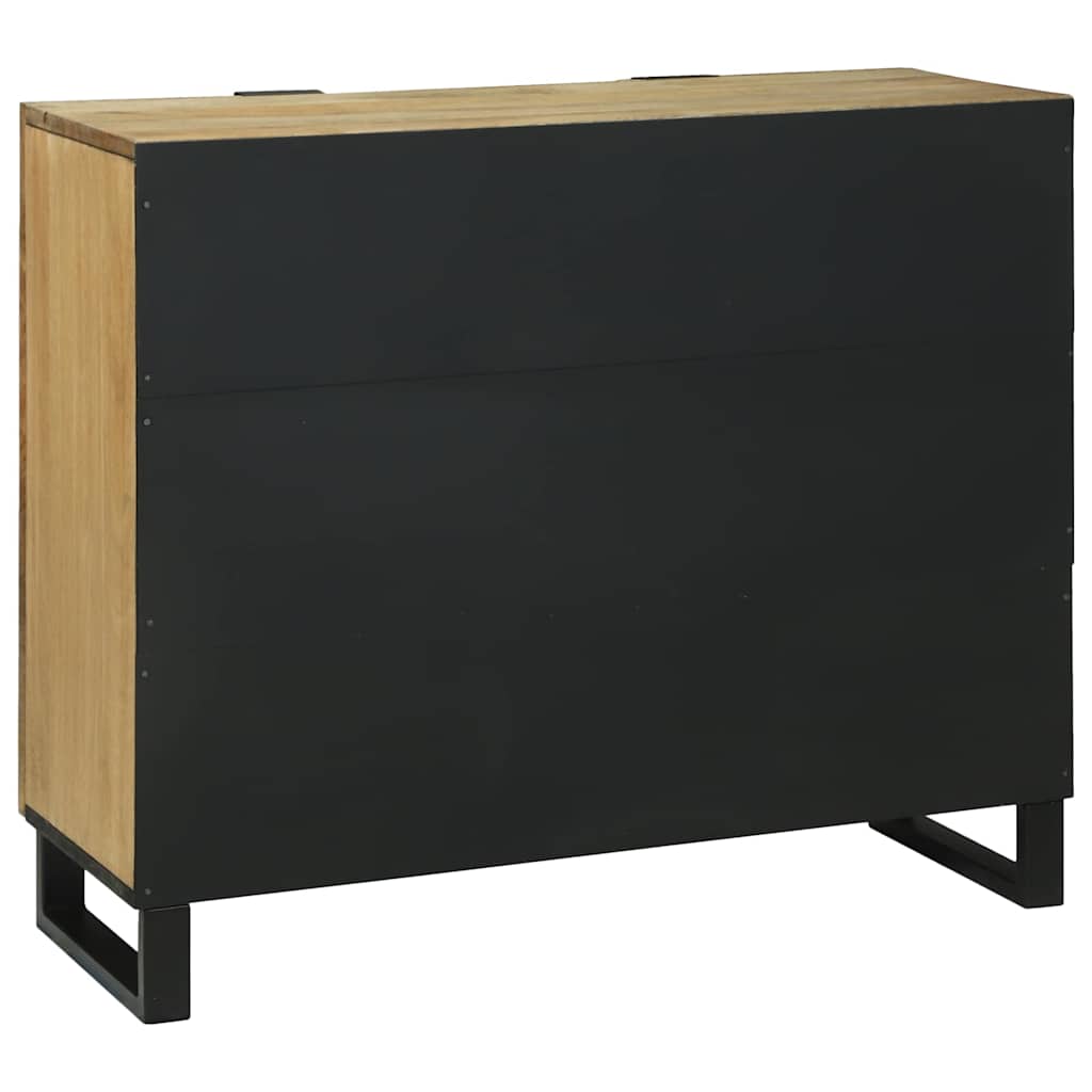 vidaXL Bufet Brązowy 90 x 33 x 75 cm lite drewno mango