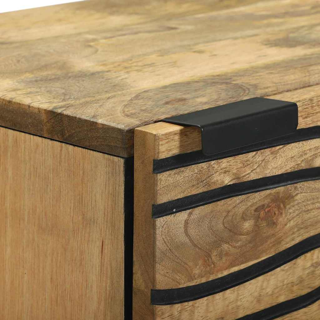 vidaXL Highboard Brązowy 40 x 33 x 110 cm lite drewno mango