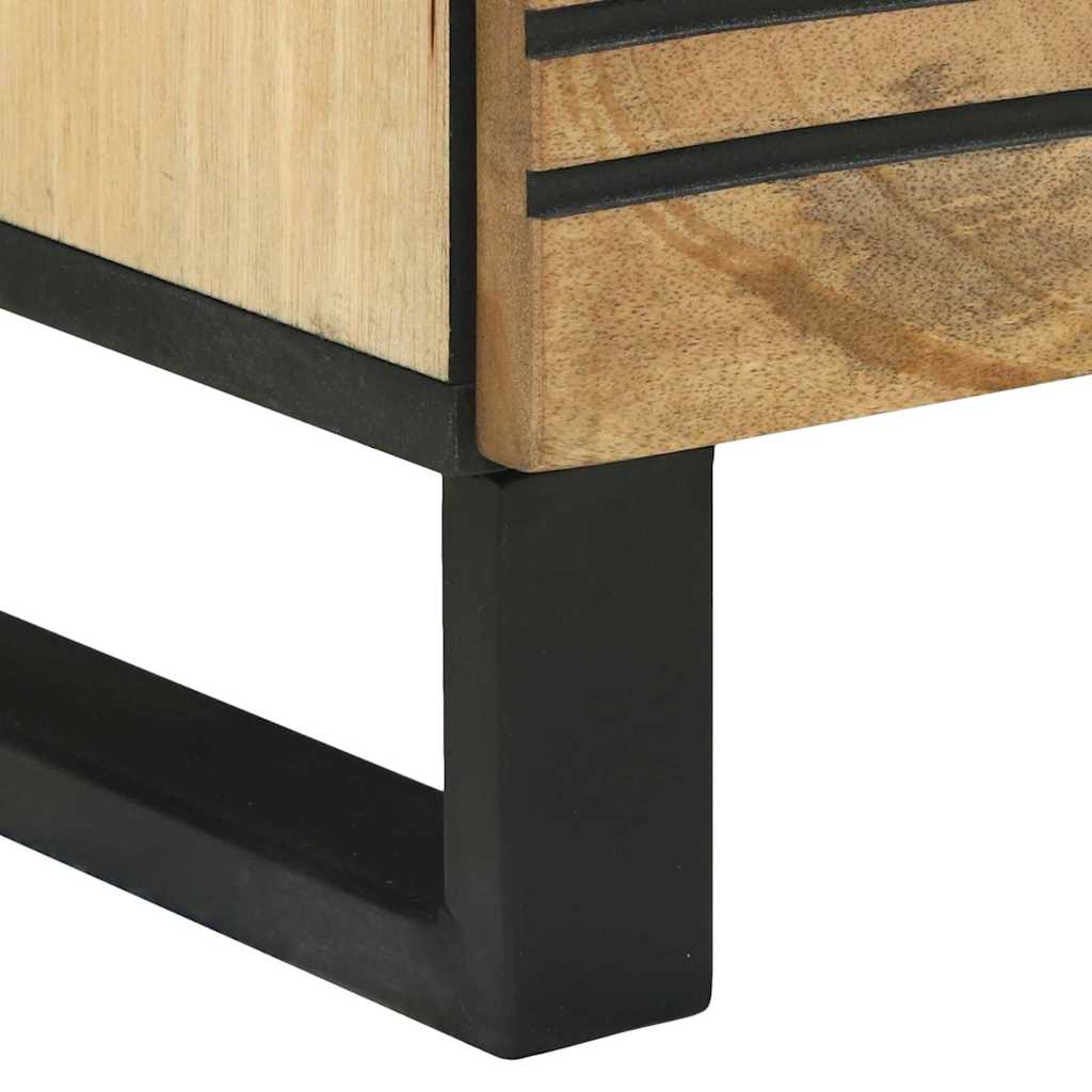 vidaXL Highboard Brązowy 40 x 33 x 110 cm lite drewno mango