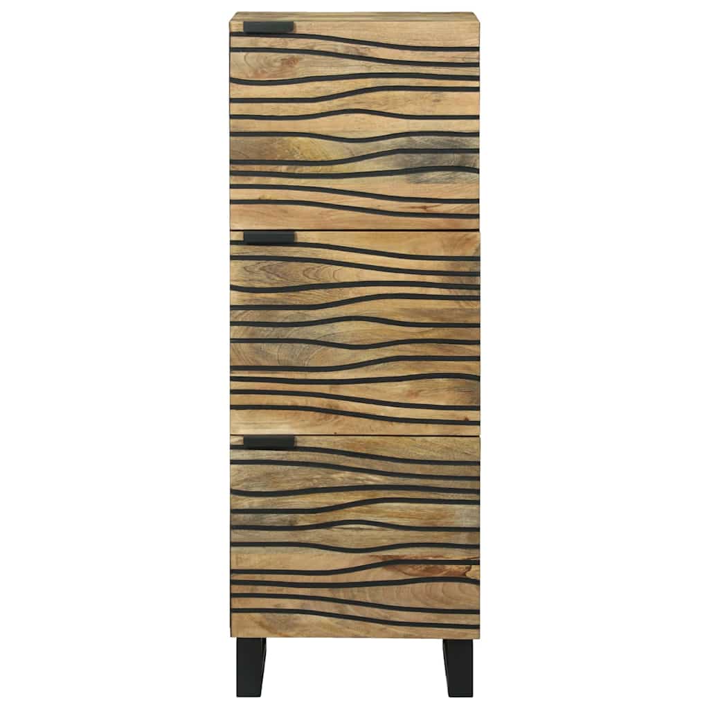 vidaXL Highboard Brązowy 40 x 33 x 110 cm lite drewno mango