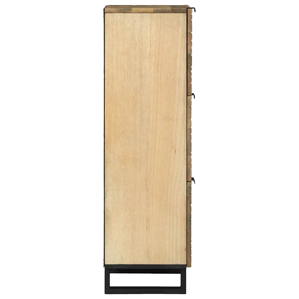vidaXL Highboard Brązowy 40 x 33 x 110 cm lite drewno mango