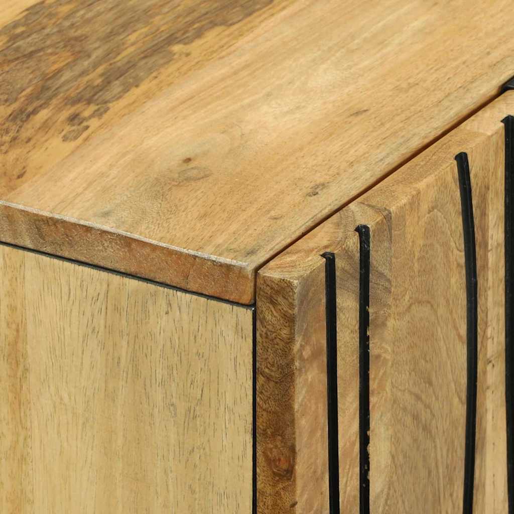 vidaXL Wysoki Stolik Brązowy 60 x 33 x 100 cm lite drewno mango