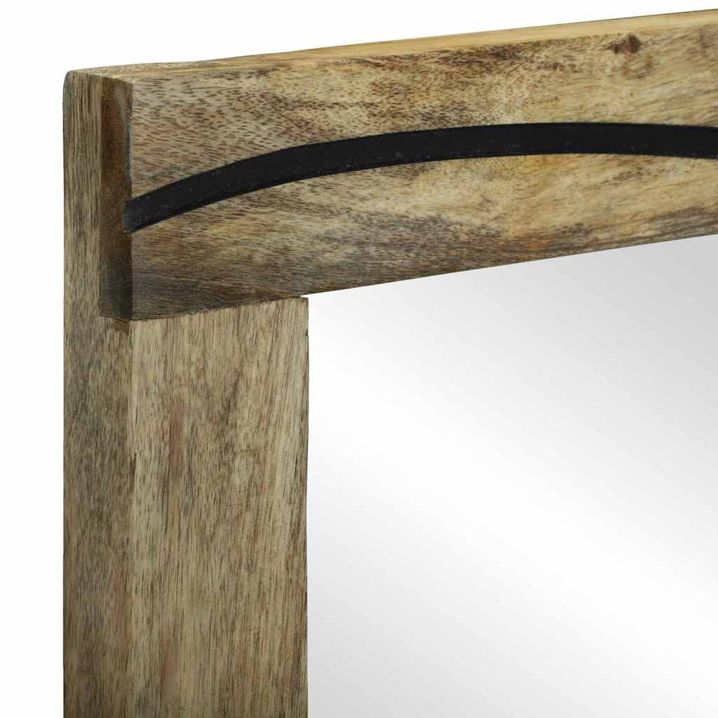 vidaXL Lustro łazienkowe Prostokątny naturalny 50 x 2,5 x 70 cm