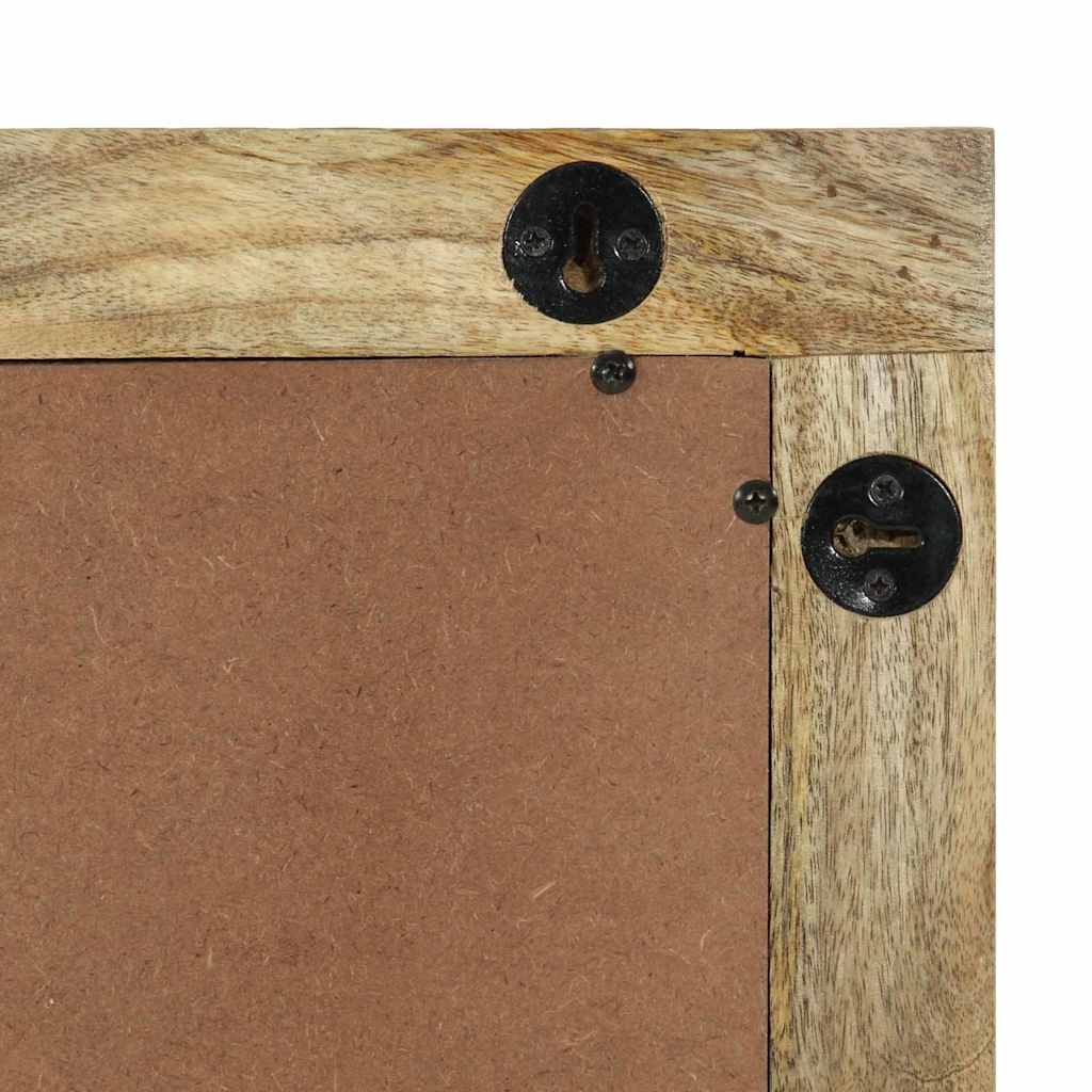 vidaXL Lustro łazienkowe Prostokątny naturalny 50 x 2,5 x 70 cm