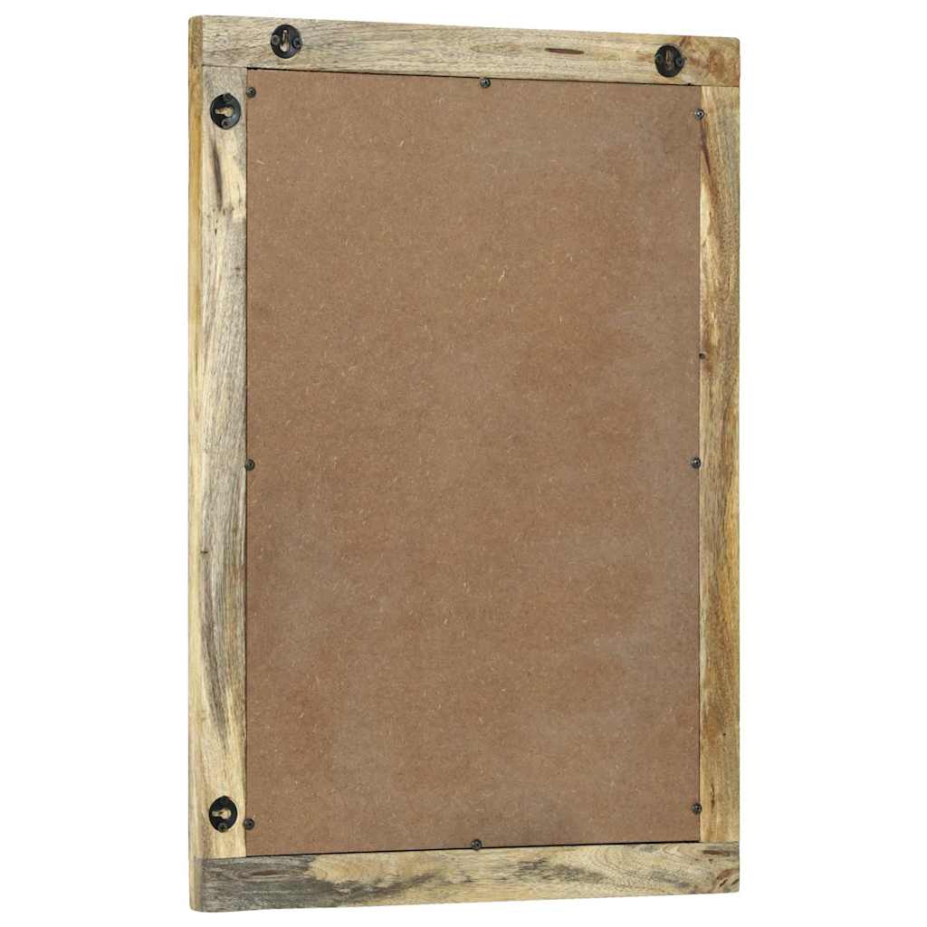 vidaXL Lustro łazienkowe Prostokątny naturalny 50 x 2,5 x 70 cm