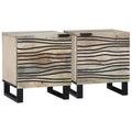 vidaXL Szafka Nocna 2 pcs Biały 40 x 33 x 46 cm Drewno inżynieryjne