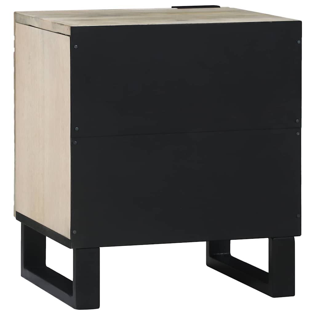 vidaXL Szafka Nocna 2 pcs Biały 40 x 33 x 46 cm Drewno inżynieryjne
