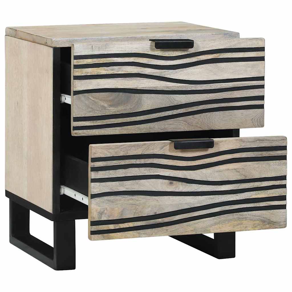 vidaXL Szafka Nocna Biały 40 x 33 x 46 cm Drewno inżynieryjne
