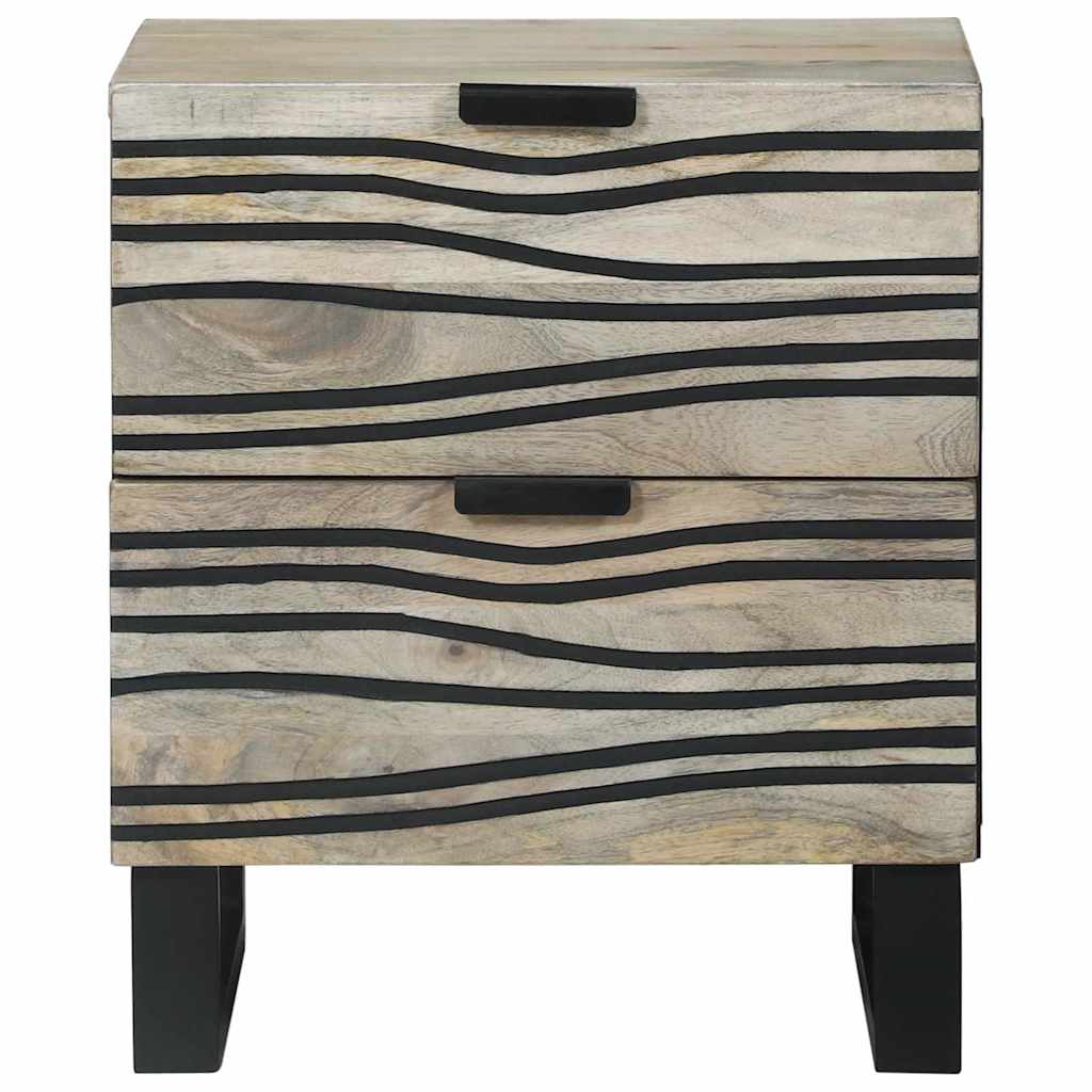 vidaXL Szafka Nocna Biały 40 x 33 x 46 cm Drewno inżynieryjne