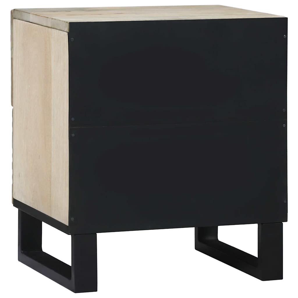 vidaXL Szafka Nocna 2 pcs Biały 40 x 33 x 46 cm Drewno inżynieryjne