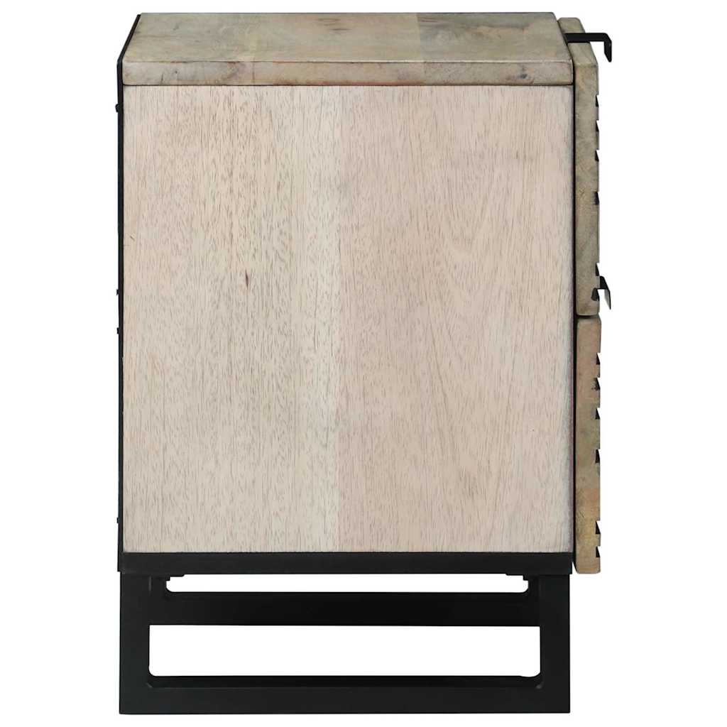 vidaXL Szafka Nocna 2 pcs Biały 40 x 33 x 46 cm Drewno inżynieryjne