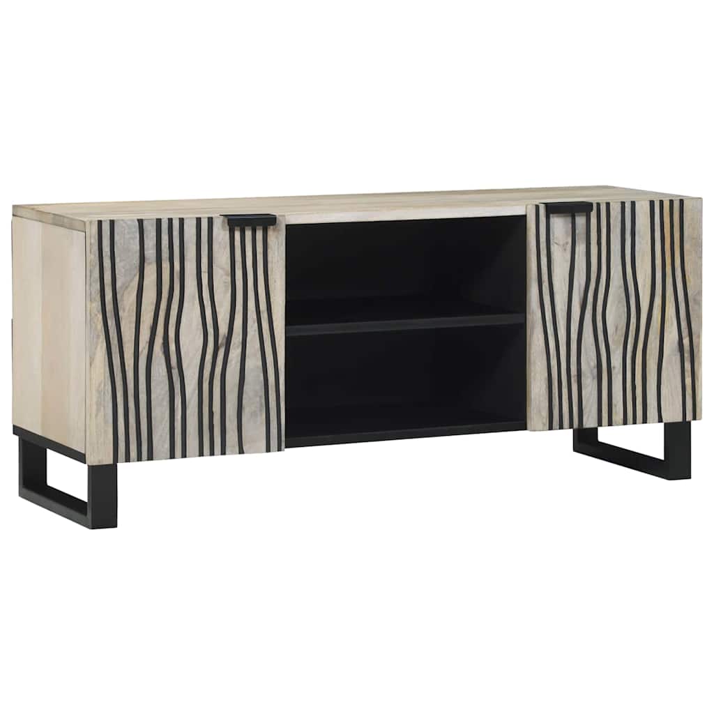 vidaXL Jednostki telewizyjne Biały 105 x 33 x 46 cm